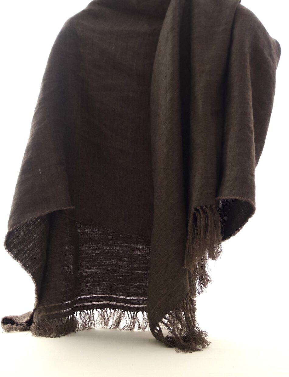 Unisex stole hemp/sorona