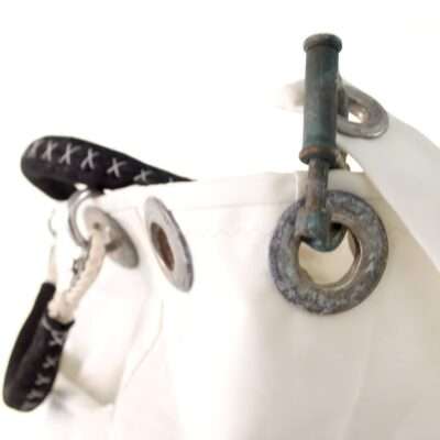 Tote bag con moschettone origianle ossidato