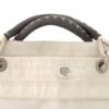 Borsa da viaggio in vela. manici in cotone/pelle staccabili. Occhiello cucito e ossidato originale della randa