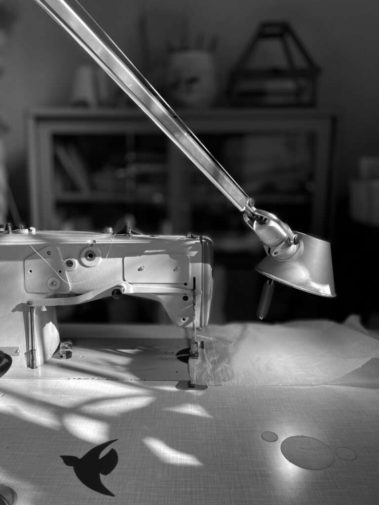 Carrara l'atelier di Relations de voyages . macchina da cucire Bernina