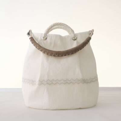 Conchiglia L sac seau blanc