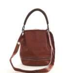 sac seau en voile tan bark