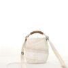borsa secchiello in vela bianca