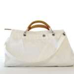 Grand sac de voyages en voile blanche