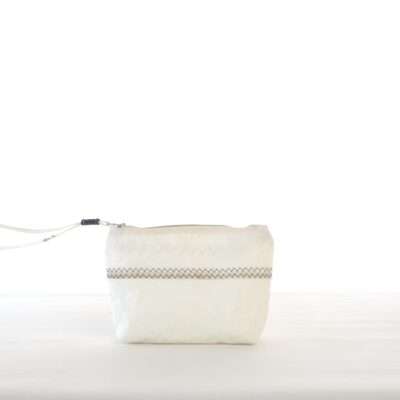 Pochette en voile blanche