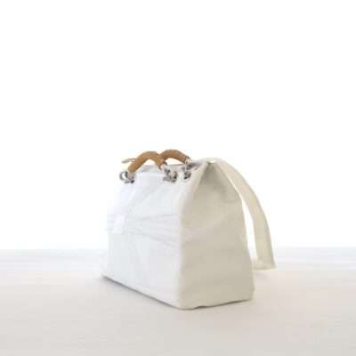 Sac bauletto keeper eb voile blanche