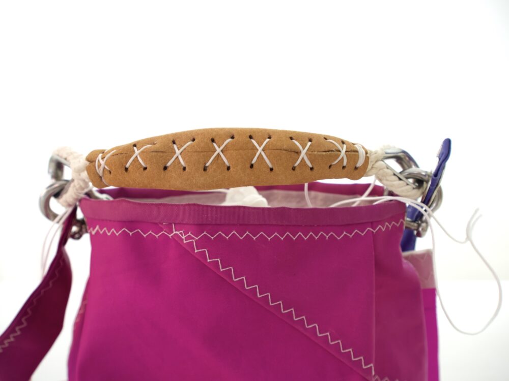 Manico in cotone/pelle staccabile